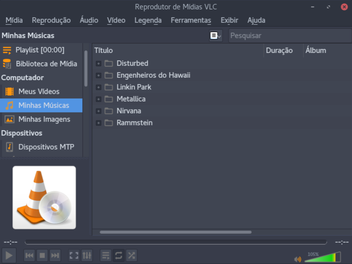 VLC GTK - Arc Theme